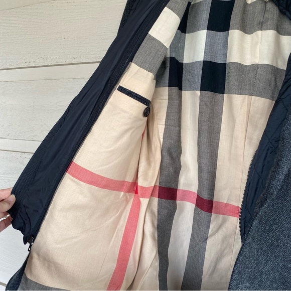 Burberry Brit Sport Nova Check Sports Coat with quilted zip in/out collar - Picture 14 of 15